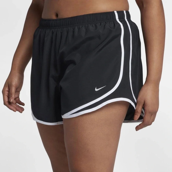 Nike Tempo Dri-fit Black Lined Athletic Running Shorts Small Women’s - Picture 1 of 13